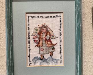Hand made cross stitch 