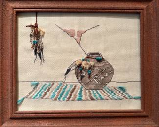 Hand made cross stitch 