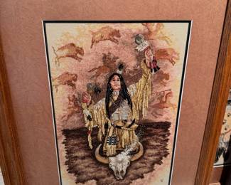 Hand made cross stitch 