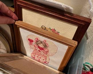 Hand made cross stitch 