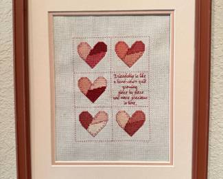 Hand made cross stitch 