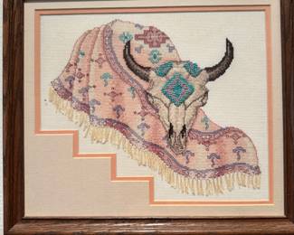 Hand made cross stitch 