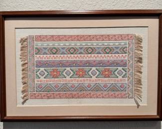 Hand made cross stitch 