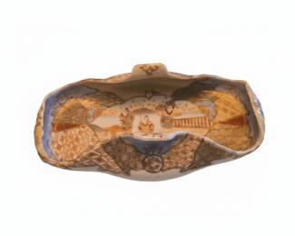 Vintage Hand Painted Nippon Moriage Trinket Dish