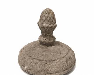 Vintage Cast Stone Acorn Finial