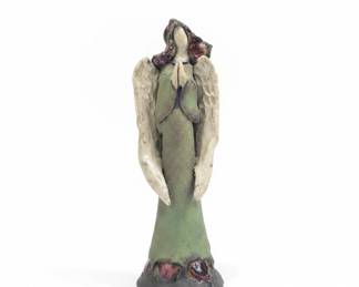 Handmade Ceramic Angel Figurine