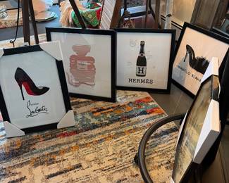 Decorative pictures trendy and modern 