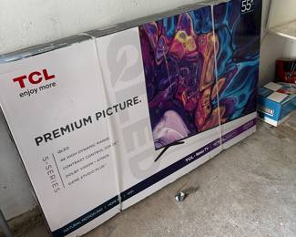 Large screen tv new in box 
