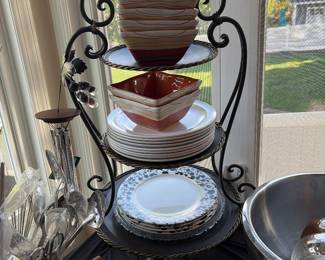Metal decorative 3 tier Desert rack 