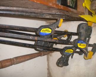Woodworking and other clamps