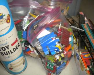 Legos, blocks, Hot Wheels racing, Tinker toys and more to come