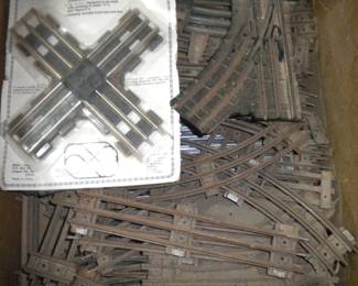 LOTS of vintage model RR tracks and other items