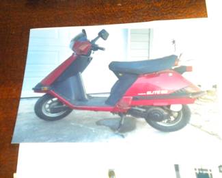 Honda Ellite 80CC  not running/no title  2649 miles