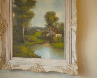 Lovely framed oil
