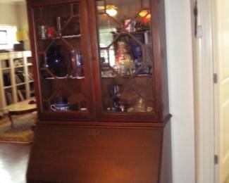 Antique drop front secretary