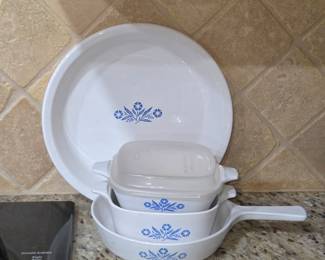 Vintage Corningware  Blue Cornflower