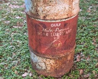 Antique Oil Barrel