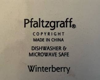 Pfaltzgraff Winterberry Cardinal Serving Dish