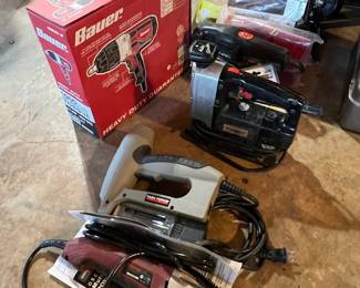 Bauer 1050 Torque Impact Wrench and Task Force Jigsaw Set