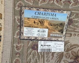 Charisma Cameo Light Green Area Rug