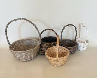 Wicker Baskets Set