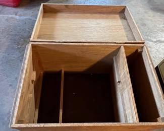 Wooden Carpenter's Tool Box