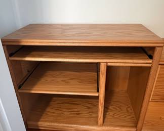 Oak Computer Desk or Media Console