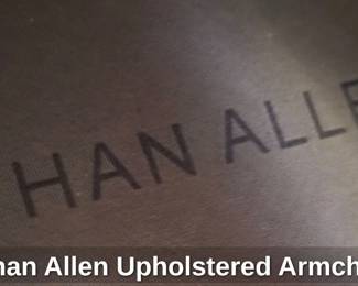 Ethan Allen Upholstered Armchair second image