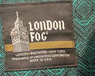 London Fog Women's Teal Trench Coat with Liner and Scarf