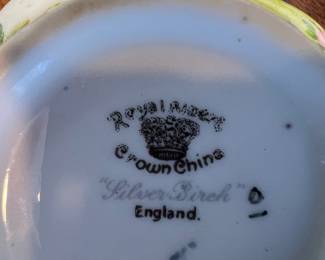 Royal Albert Crown China "Silver Birch" 
