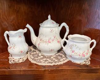 Habsburg Austria Rose Pattern Tea Set