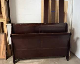 Louis Philippe Style Sleigh Bed Frame