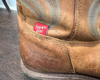 Tony Lama Waterproof Steel Toe Work Boots
