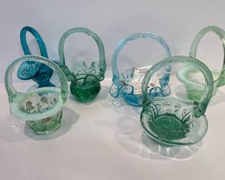 Fenton Art Glass Baskets