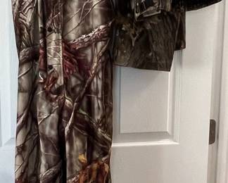 Camouflage Bib Overalls and Pants Set