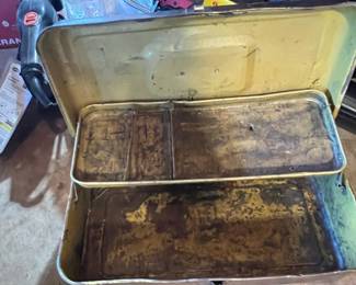 Vintage Metal Tackle Box