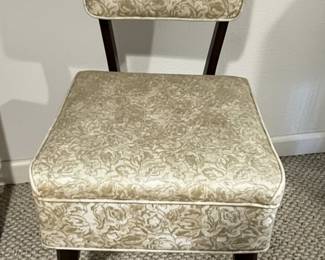 Vintage Sewing Chair with Storage