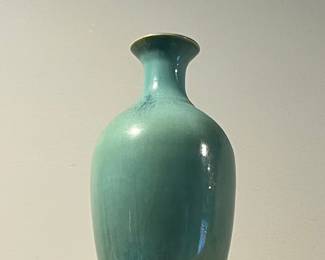 Celadon Glazed Ceramic Vase