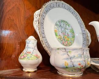Royal Albert Crown China "Silver Birch" 