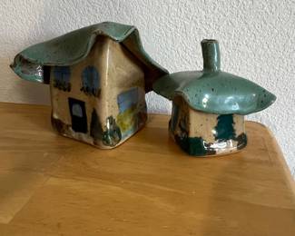 Handmade Ceramic House Set