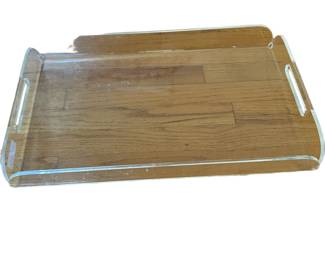 Lucite tray