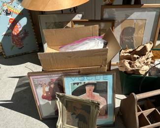 Assorted Art wood lamp shades 