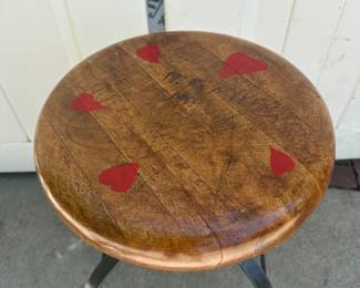 Wood stool