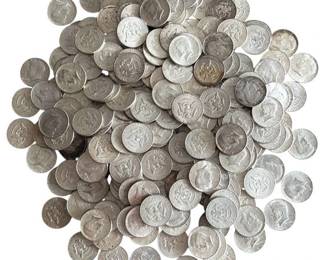 (2) 1964 Silver Kennedy Half Dollars