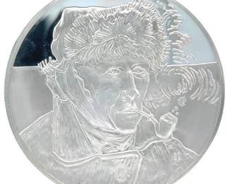 2oz .925 Sterling Silver Vincent Van Gogh “Self-Portrait 1889” Limited Edition Art Coin