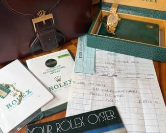  Rolex Datejust 18k Oyster Perpetual - Price $20,000