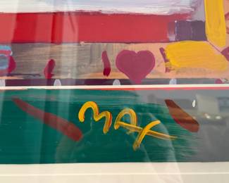 Peter Max Original Art- Price $5,000