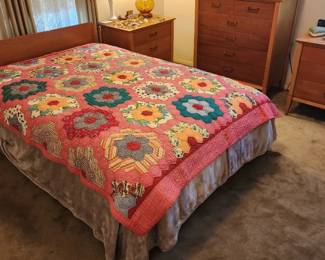 Couple of handmade quilts in the home.