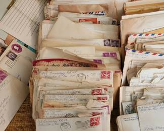 Vintage Post Office Mail Letters