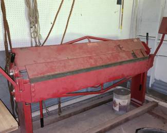 6 foot 16 gauge box pan finger sheet metal brake bender